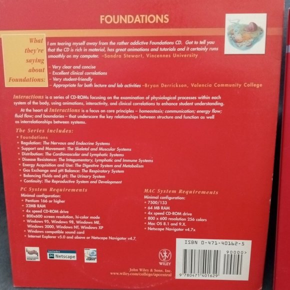 Interactions Exploring the Functions of the Human Body Lot of 7 Homeschool CD - Picture 13 of 16